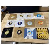 TWELVE 45 RECORDS AS PICTURED