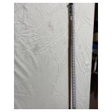 WALKING STICK STERLING HANDLE, DECORATIVE INLAY,