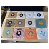 TWELVE 45 RECORDS AS PICTURED