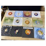 TWELVE 45 RECORDS AS PICTURED