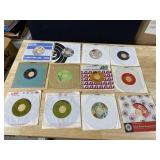 TWELVE 45 RECORDS AS PICTURED