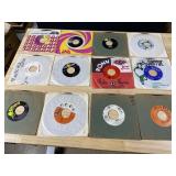 TWELVE 45 RECORDS AS PICTURED
