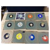 TWELVE 45 RECORDS AS PICTURED