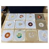 TWELVE 45 RECORDS AS PICTURED