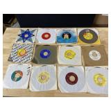 TWELVE 45 RECORDS AS PICTURED