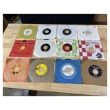 TWELVE 45 RECORDS AS PICTURED
