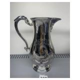 IRISH SILVER WATER PITCHER SEE HALLMARK MARKINGS