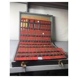 STRAIGHT RAZORS VARIETY OF 6 AND 2 TRAYS FOR