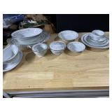 NORITAKE CHINA SERVICE FOR 12, GRAVY BOAT,