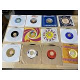 TWELVE 45 RECORDS AS PICTURED