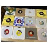 TWELVE 45 RECORDS AS PICTURED
