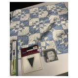 QUILT WALL HANGING, BROOKSTONE WINE CHILLING