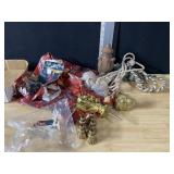 BRASS TASSEL ENDS, DRAPE PULLS