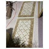 AREA RUGS, RUBBER BACKED 46 X 30