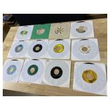 TWELVE 45 RECORDS AS PICTURED