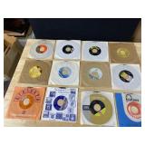 TWELVE 45 RECORDS AS PICTURED