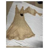 VINTAGE DRESS WITH DAMAGE TO SOME LACE