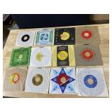 TWELVE 45 RECORDS AS PICTURED