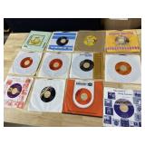 TWELVE 45 RECORDS AS PICTURED