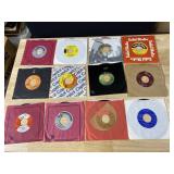TWELVE 45 RECORDS AS PICTURED
