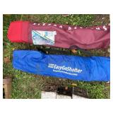 EASY UP SHELTER IN BAG AND FOLDING EVENT CHAIR