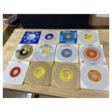 TWELVE 45 RECORDS AS PICTURED