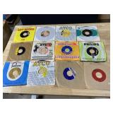 TWELVE 45 RECORDS AS PICTURED