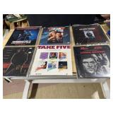 6 LASER DISCS INC TOP GUN, BLACK RAIN, ETC.