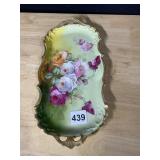 SEYME LIMOGE FRANCE ROSE CENTER DESIGN DOUBLE