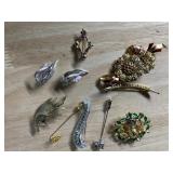 CLIP ON EARRINGS, PINS