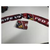 2 SCARVES NEW, NFL ARIZONA CARDINALS