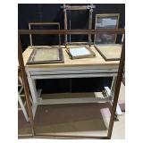 VARIOUS PICTURE FRAMES LARGEST 51" X 39"