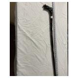 CANE WITH CARVED ANIMAL HANDLE, SOME PAINT