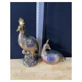 PEACOCK FIGURINES