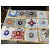 TWELVE 45 RECORDS AS PICTURED