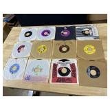 TWELVE 45 RECORDS AS PICTURED