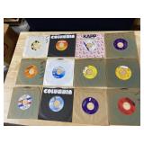 TWELVE 45 RECORDS AS PICTURED