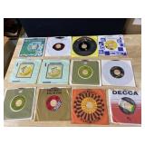 TWELVE 45 RECORDS AS PICTURED