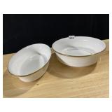 LENOX SERVING BOWLS ETERNAL WHITE