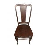 SOLID MAHOGANY SIDE CHAIR