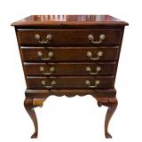 CRESCENT CHERRY SILVERWARE CHEST W/ 4 SECTIONS, 4