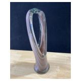 VINTAGE HAND-BLOWN BASKET