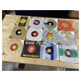 TWELVE 45 RECORDS AS PICTURED