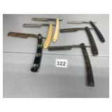 STRAIGHT RAZORS VARIETY OF 6