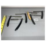 STRAIGHT RAZORS VARIETY OF 6
