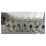 16 OLD FASHIONED GLASSES BY NED SMITH GLASSWARE