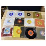 TWELVE 45 RECORDS AS PICTURED