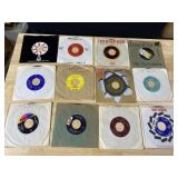 TWELVE 45 RECORDS AS PICTURED