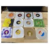 TWELVE 45 RECORDS AS PICTURED