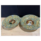 DECORATIVE PLATE BOWLS BY RAFFAELLO SARZIO ITALY